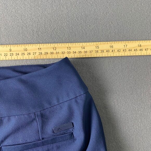 Adidas Golf Skirt Skort Women Size SL Navy 5 Pockets - Picture 7 of 11